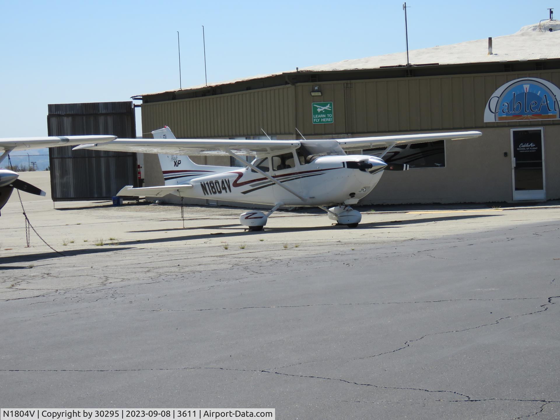 N1804V, 1976 Cessna R172K Hawk XP C/N R1722214, Parked