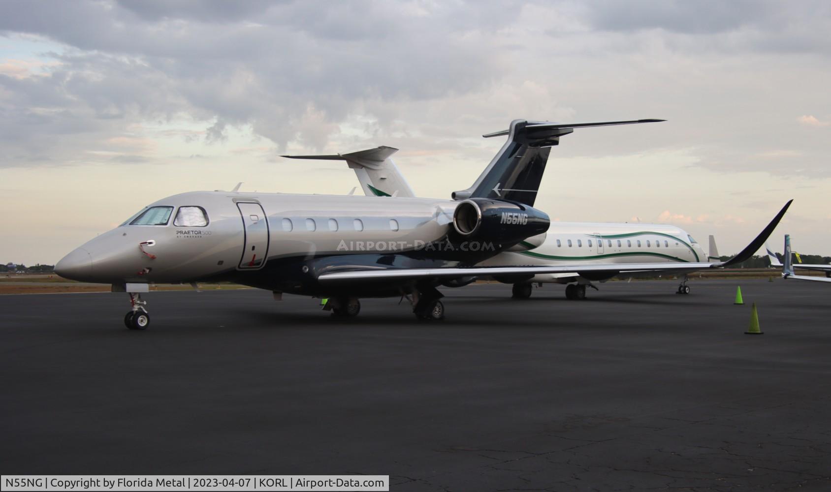 N55NG, 2018 Embraer EMB-545 (Praetor 500) C/N 55010034, Praetor 500 zx
