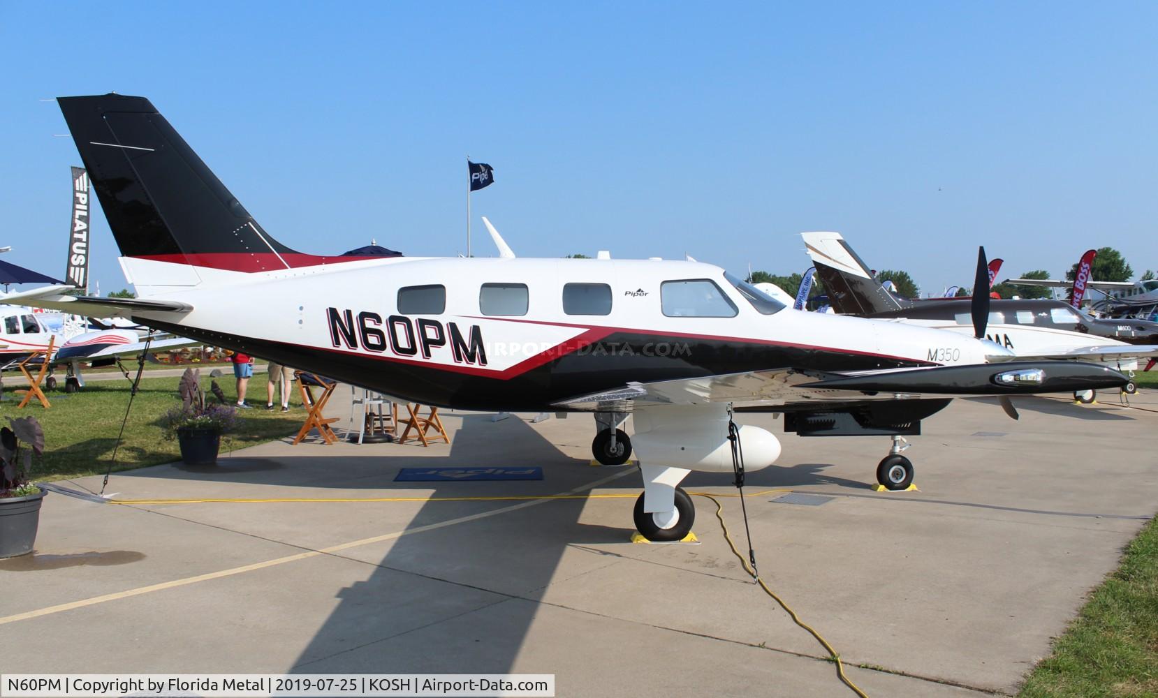 N60PM, 2019 Piper PA-46-350P (M350) Malibu Mirage C/N 4636744, M350 zx