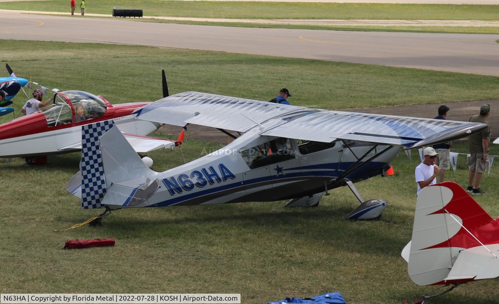 N63HA, 2021 American Champion Aircraft 8KCAB C/N 1198-2022, OSH 2022 zx