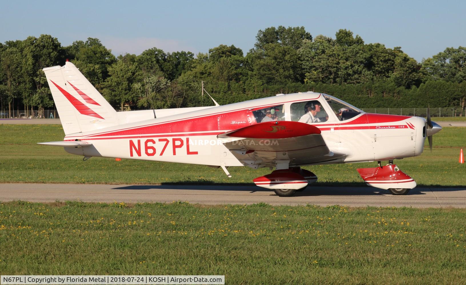 N67PL, 1967 Piper PA-28-140 C/N 28-22800, PA-28-140 zx