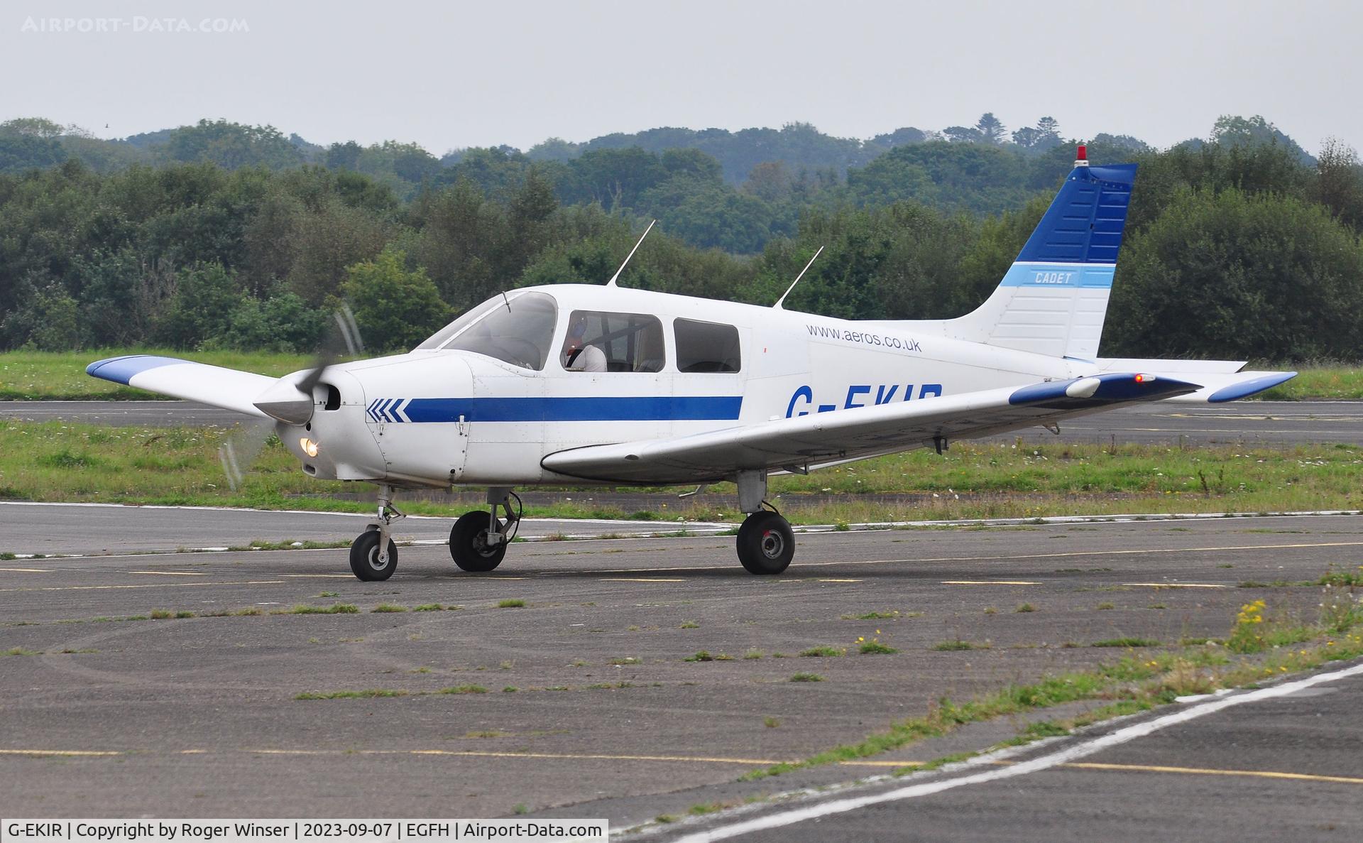 G-EKIR, 1989 Piper PA-28-161 Cadet C/N 28-41157, Visiting Cadet.