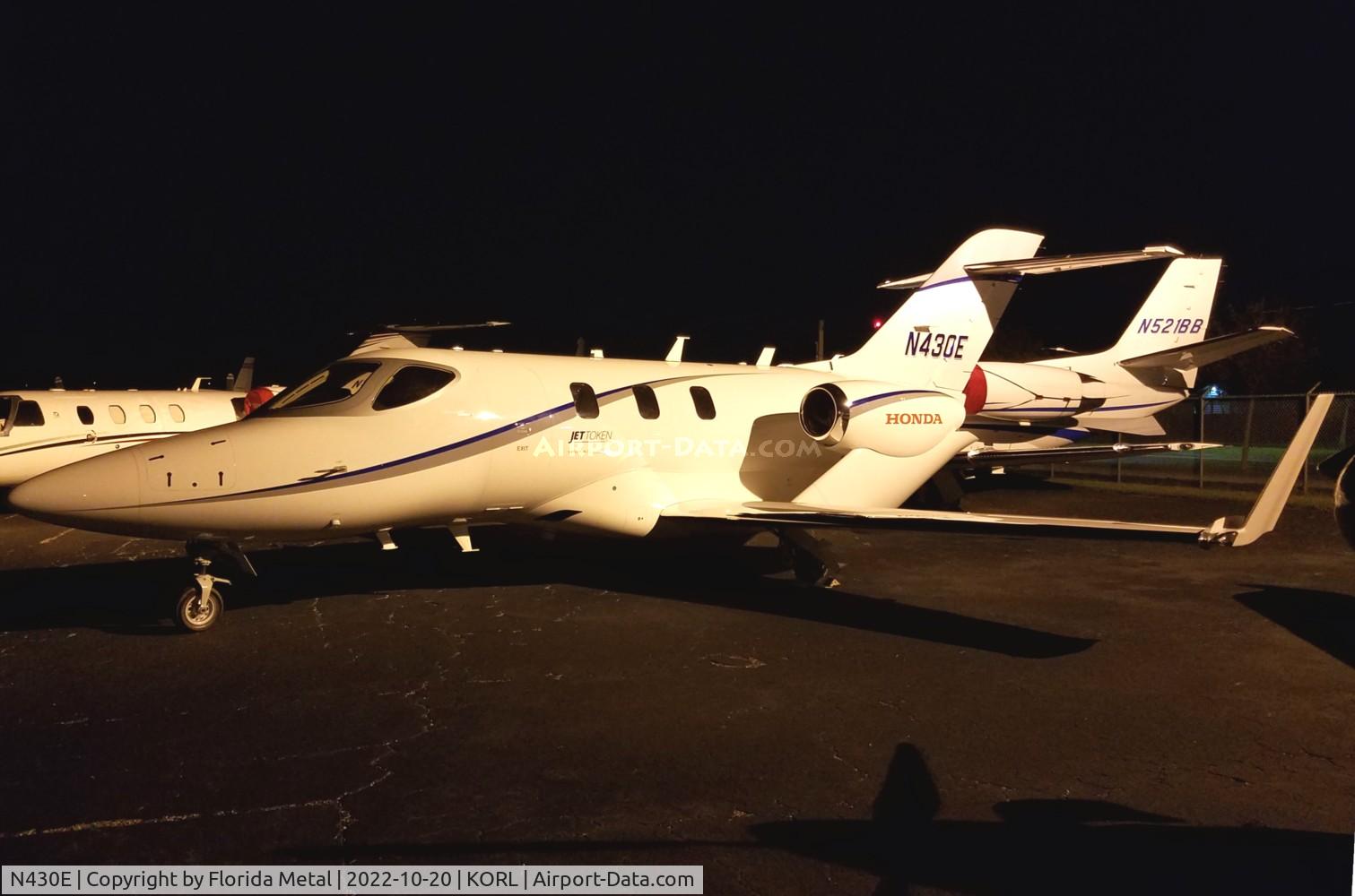 N430E, 2021 Honda HA-420 Hondajet C/N 42000216, HA-420 zx