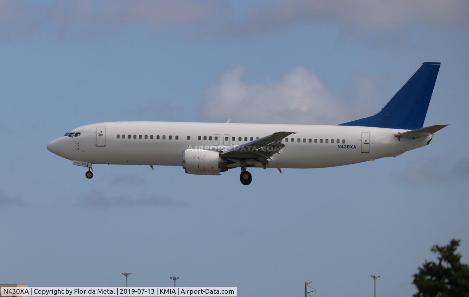 N430XA, 1991 Boeing 737-484 C/N 25430, SWQ 734 zx HAV-MIA