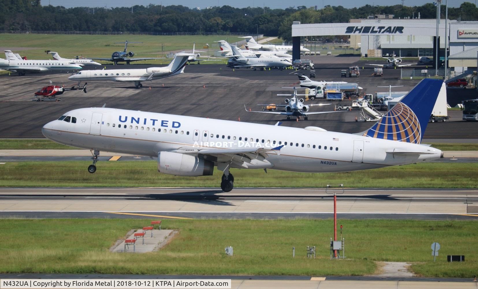 N432UA, 1996 Airbus A320-232 C/N 587, UAL A320 zx ORD-TPA