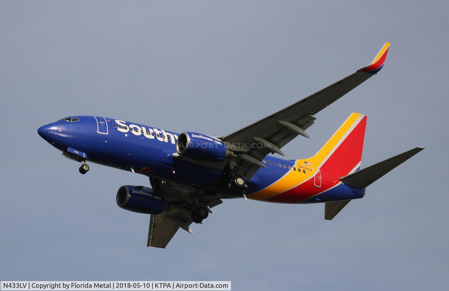 N433LV, 2003 Boeing 737-7H4 C/N 33716, SWA 737 nc zx DAL-TPA