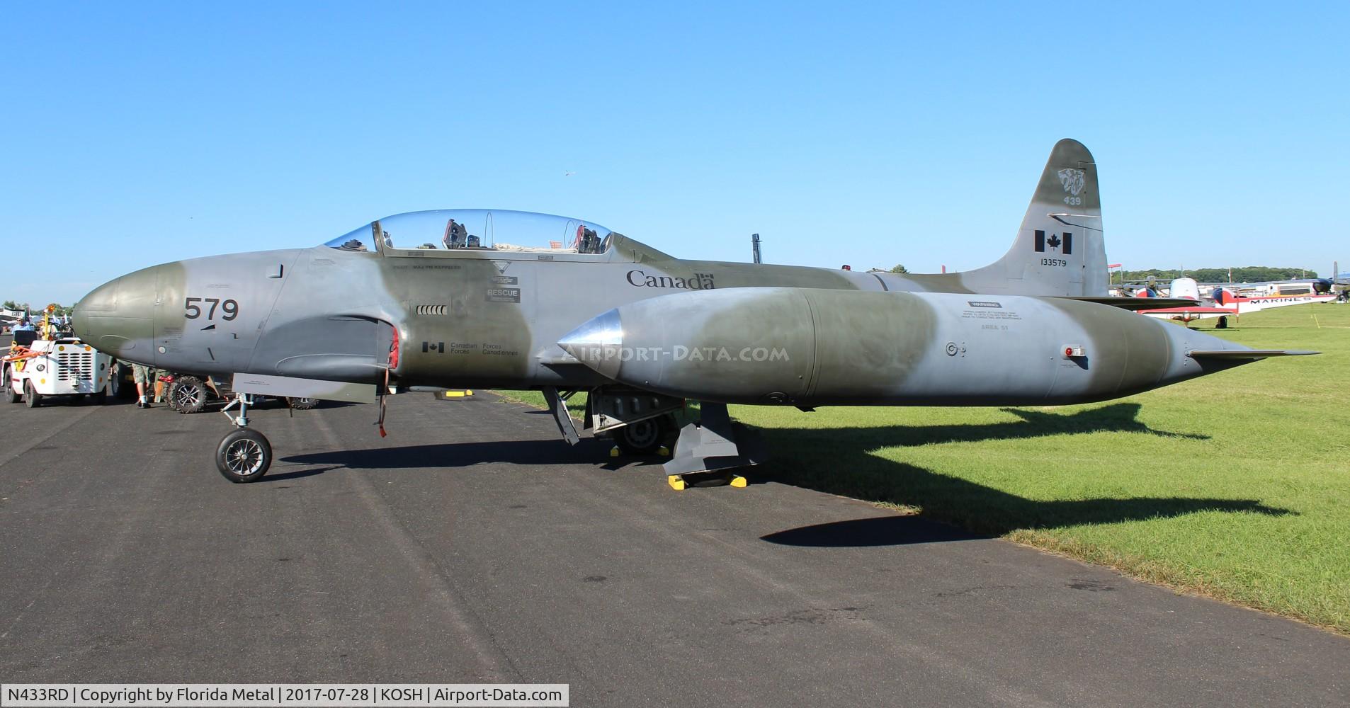 N433RD, 1952 Canadair CT-133 Silver Star C/N T33-579, T-33 zx