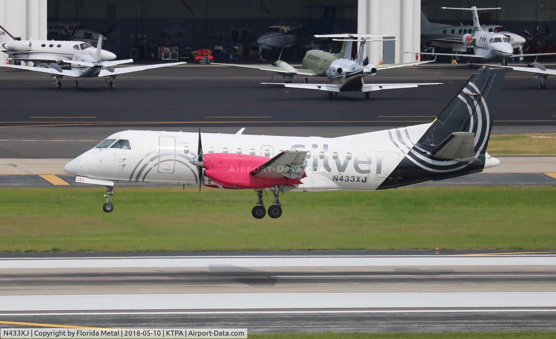 N433XJ, 1997 Saab 340B C/N 340B-433, SIL S340 zx TLH-TPA