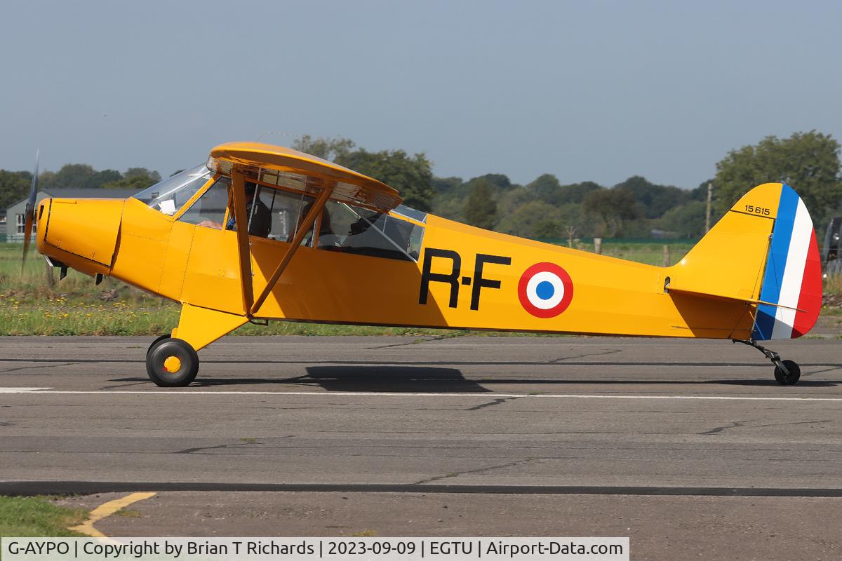 G-AYPO, 1951 Piper L-18C Super Cub C/N 18-1615, Freshly repainted