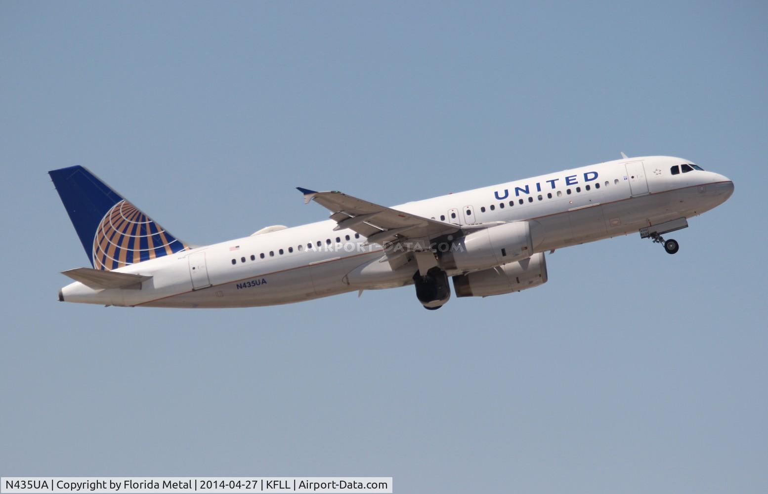N435UA, 1996 Airbus A320-232 C/N 613, UAL A320 zx FLL-IAD