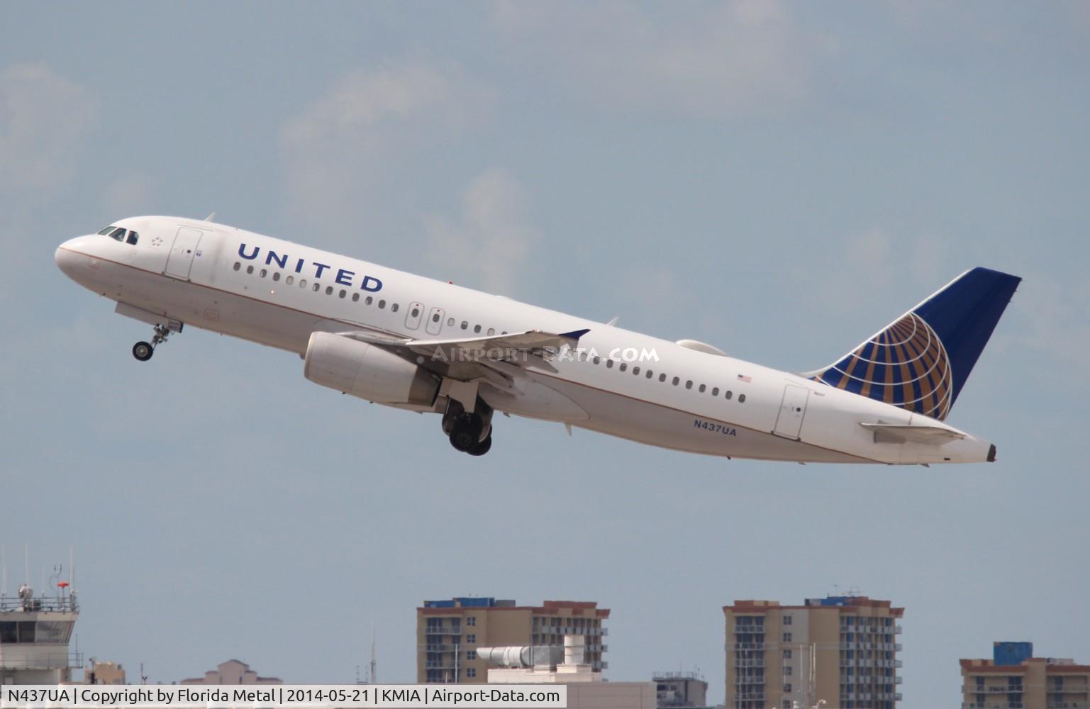 N437UA, 1997 Airbus A320-232 C/N 655, UAL A320 zx MIA-IAD