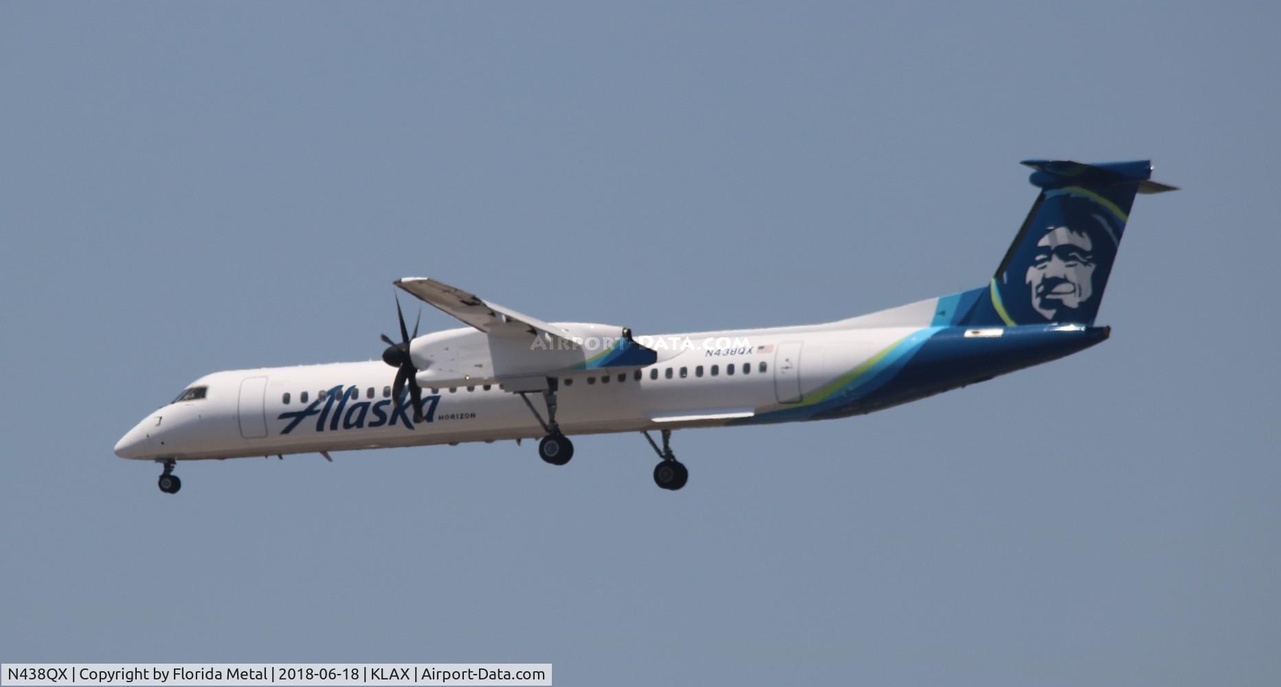 N438QX, 2009 Bombardier DHC-8-402 Dash 8 C/N 4243, QXE Q400 zx GUC-KLAX