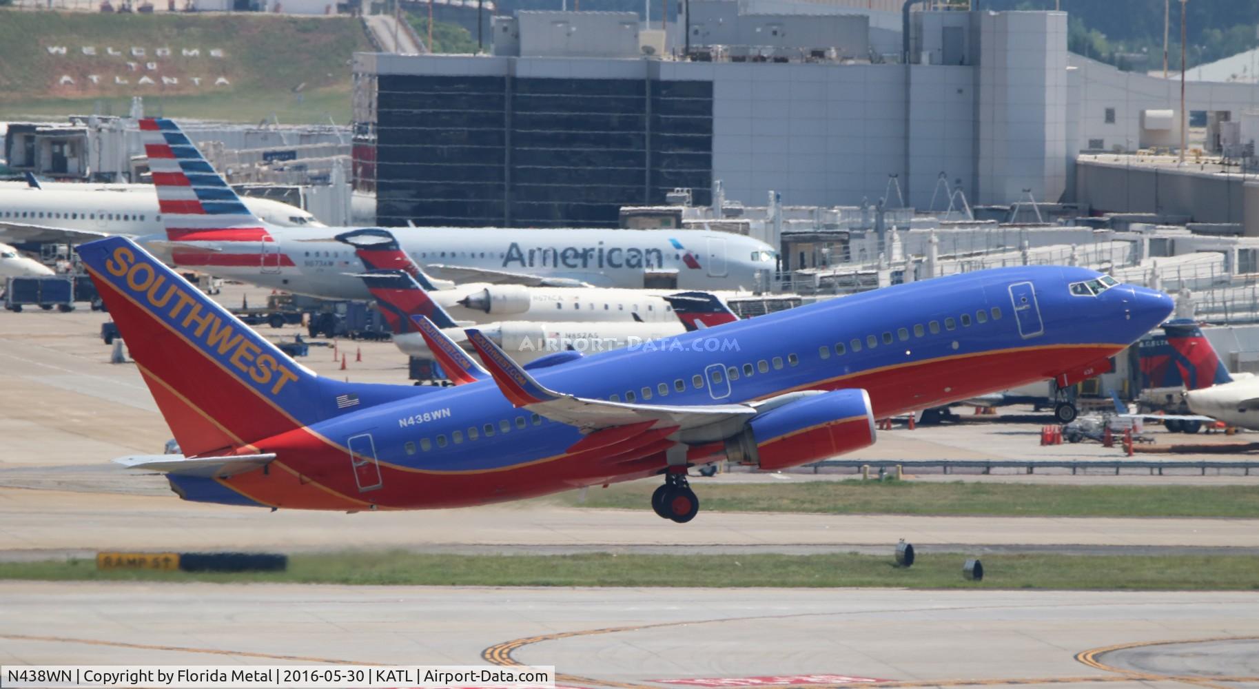N438WN, 2003 Boeing 737-7H4 C/N 29833, SWA 737 canyon blue zx ATL-MDW