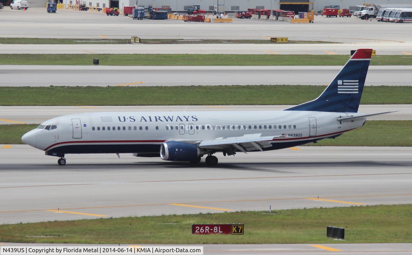 N439US, 1990 Boeing 737-4B7 C/N 24781, USA 734 zx CLT-MIA