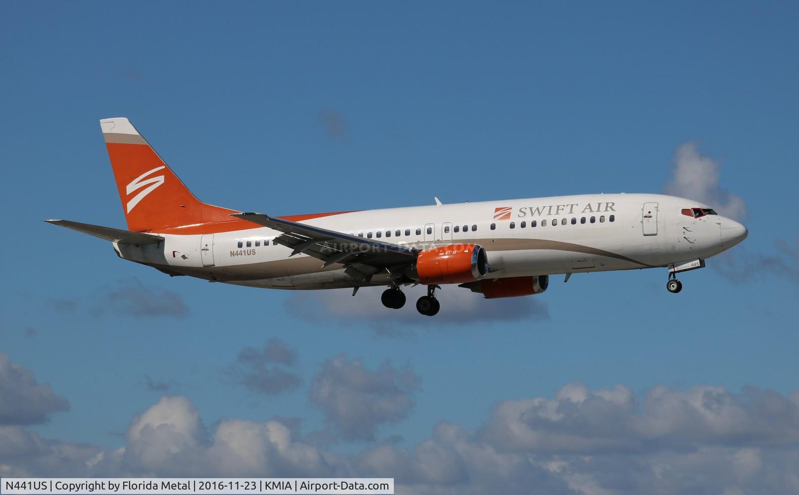 N441US, 1990 Boeing 737-4B7 C/N 24812, SWQ 734 zx HAV-MIA