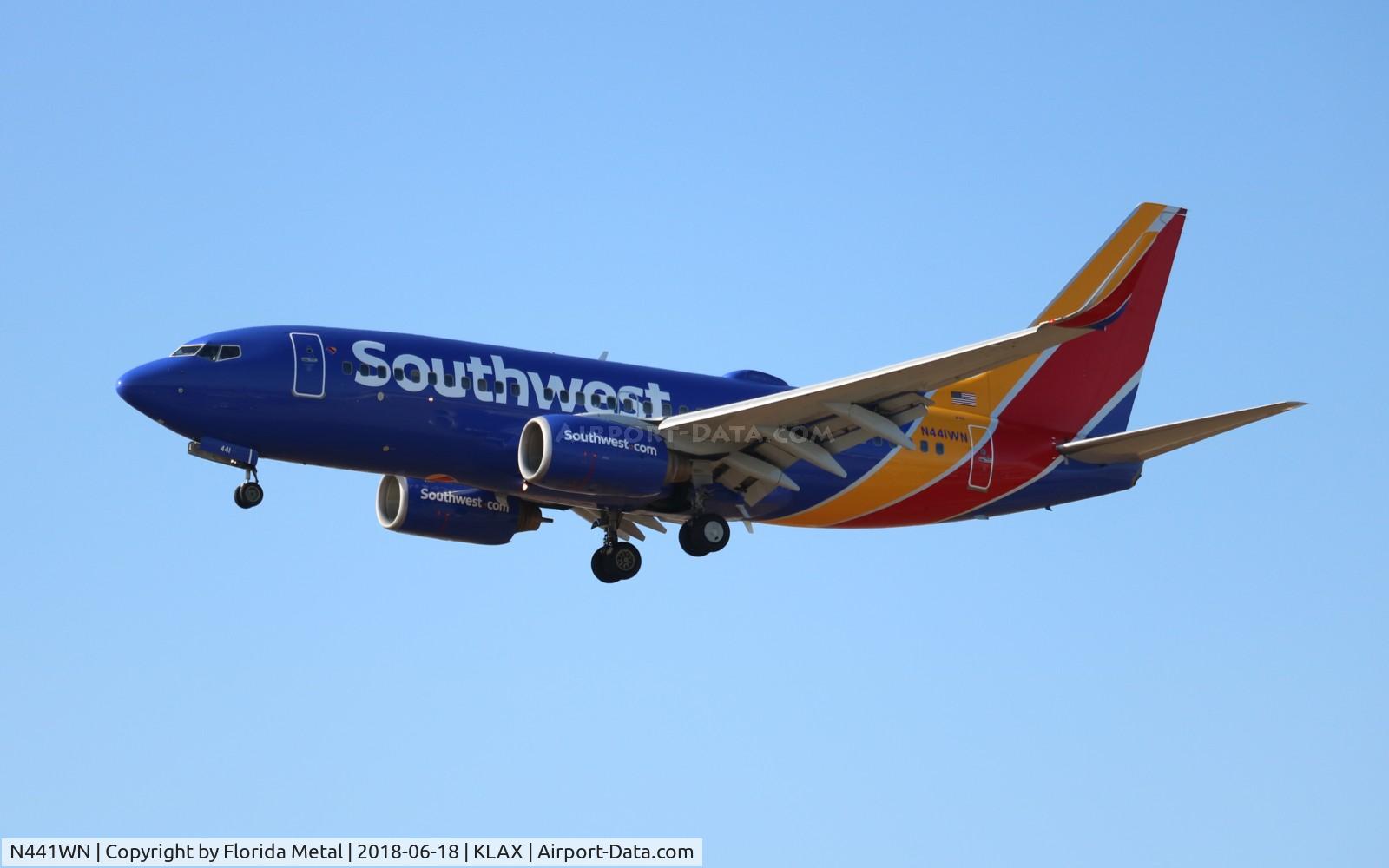 N441WN, 2003 Boeing 737-7H4 C/N 29837, SWA 737 nc zx DEN-LAX
