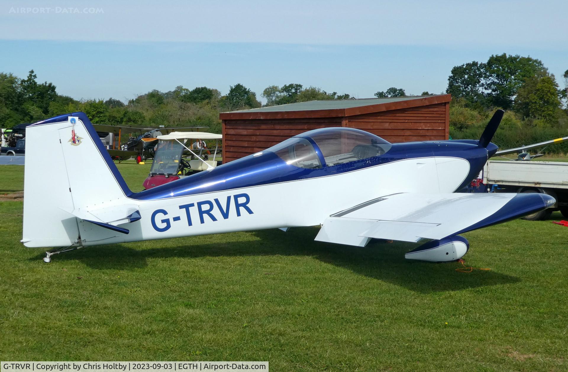 G-TRVR, 2013 Vans RV-7 C/N LAA 323-14882, Vans RV-7 parked at Old Warden for the Vintage Airshow.