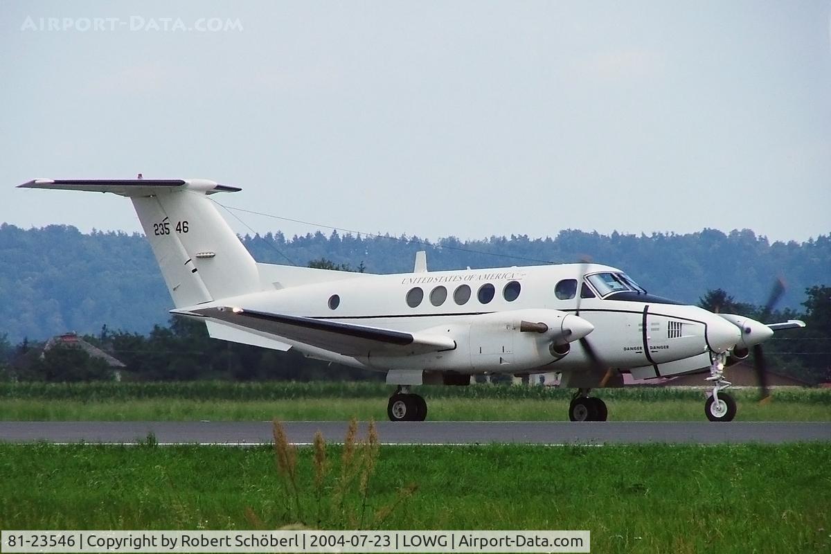 81-23546, 1981 Beech C-12D-1 Huron C/N BP-027, 81-23546 @ LOWG 2004