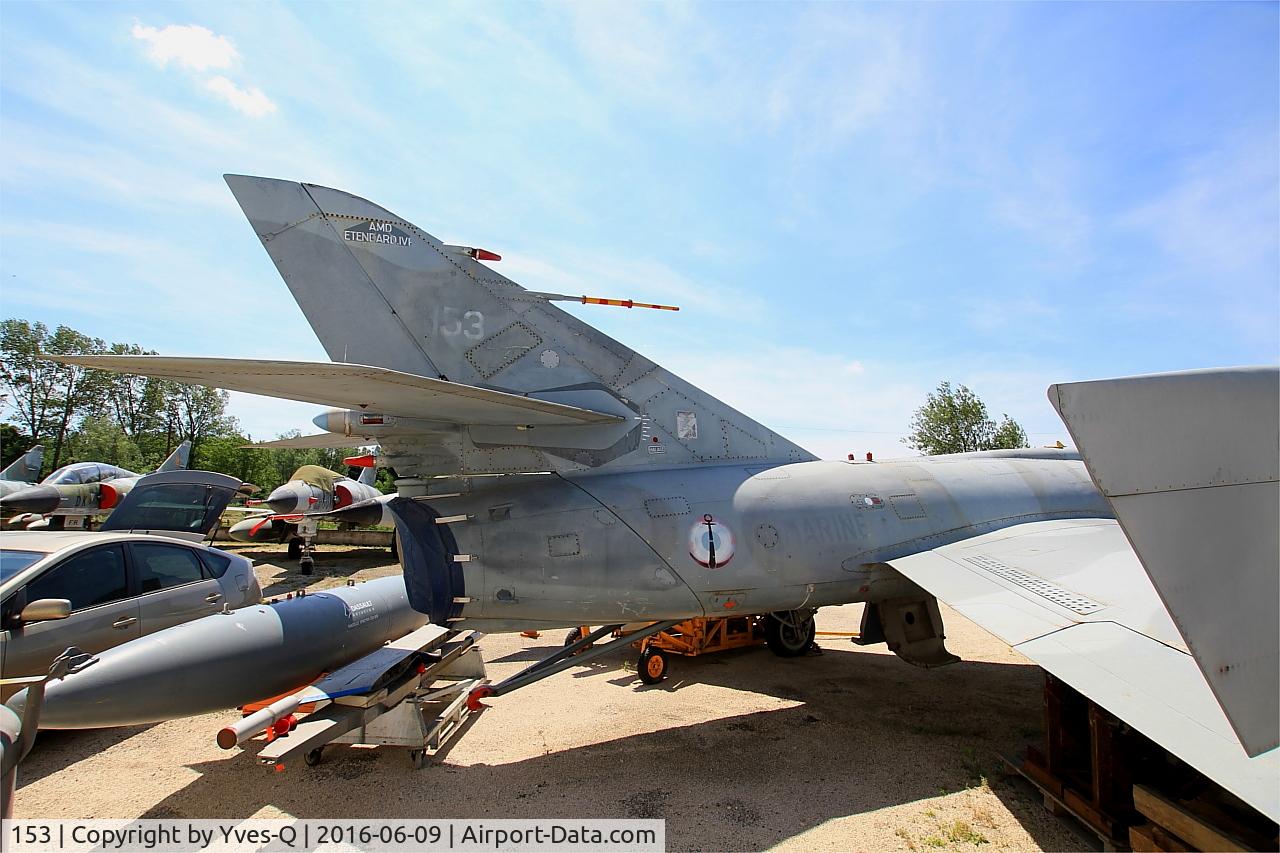 153, Dassault Etendard IV.PM C/N 53, Etendard IV P, preserved at Les Amis de la 5ème Escadre Museum, Orange
