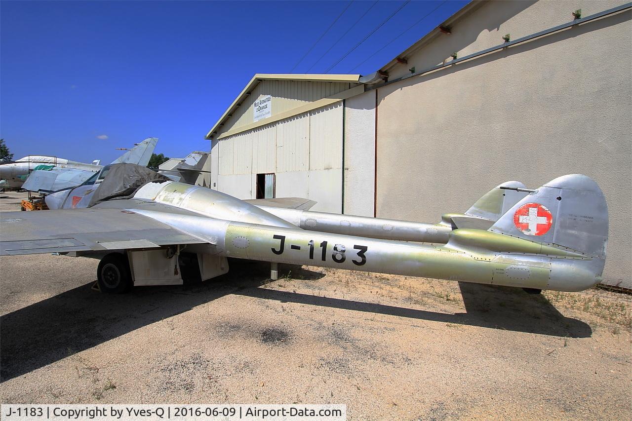 J-1183, 1952 De Havilland (FFA) Vampire FB.6 (DH-100) C/N 692, De Havilland Vampire FB.6, les amis de la 5ème escadre Museum, Orange