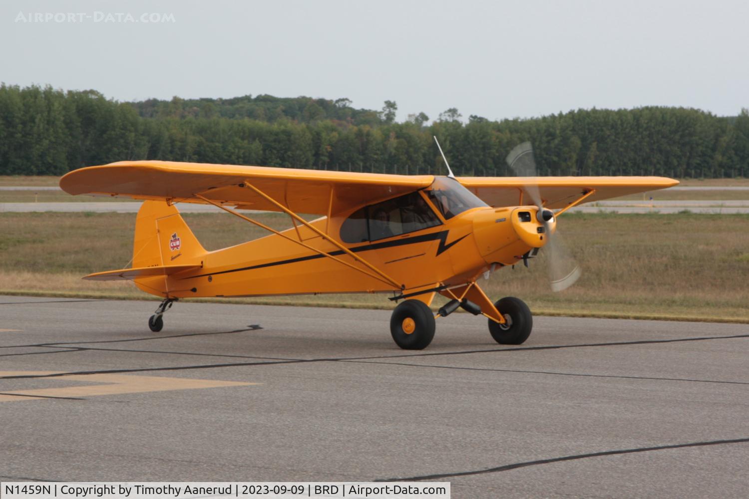 N1459N, 1947 Piper J3C-65 Cub C/N 22995, 1947 Piper J3C-65, c/n: 22995. EAA Chapter 1610 Grass is a Gas Poker Run