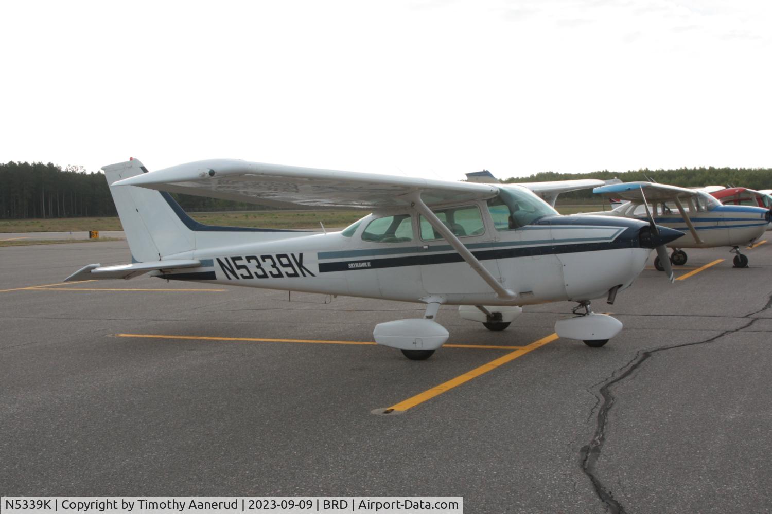 N5339K, 1980 Cessna 172P C/N 17274071, 1980 Cessna 172P, c/n: 17274071. EAA Chapter 1610 Grass is a Gas Poker Run