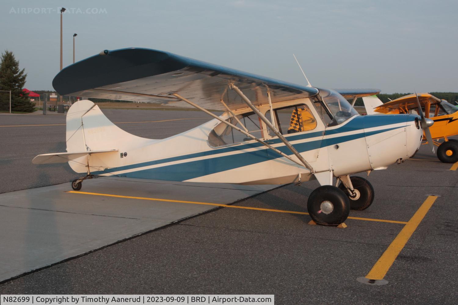 N82699, 1946 Champion 7DC C/N 7AC-1337, 1946 Champion 7DC, c/n: 7AC-1337. EAA Chapter 1610 Grass is a Gas Poker Run
