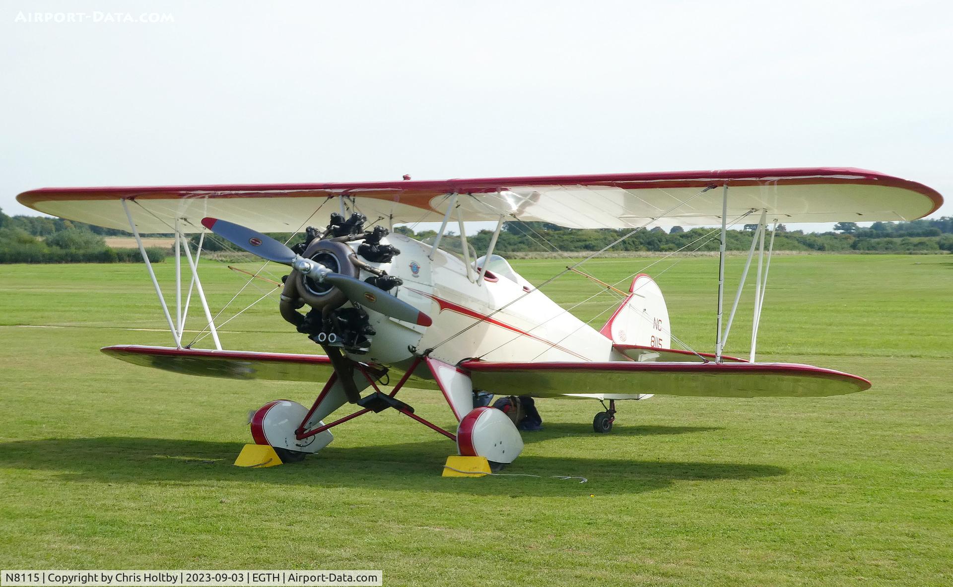 N8115, 1929 Travel Air D-4000 C/N 887, This Wright powered Travel Air D-4000 looks a lot more recently built than 1929 but then it was designed by Lloyd Stearman.