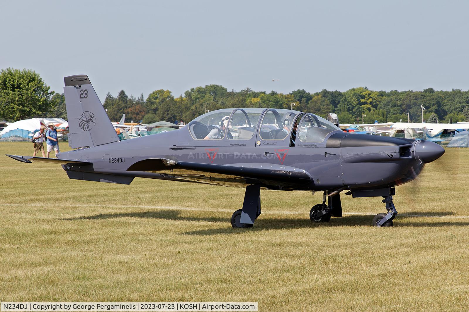 N234DJ, 1984 Socata TB-30 Epsilon C/N 10, Oshkosh 2023.