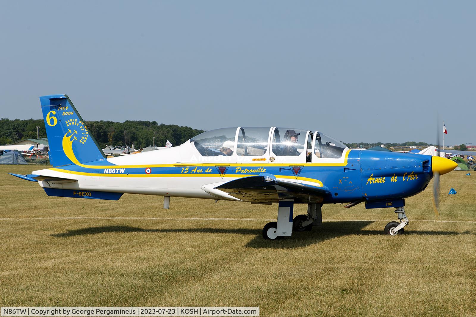 N86TW, Socata TB-30 Epsilon C/N 100, Oshkosh 2023.