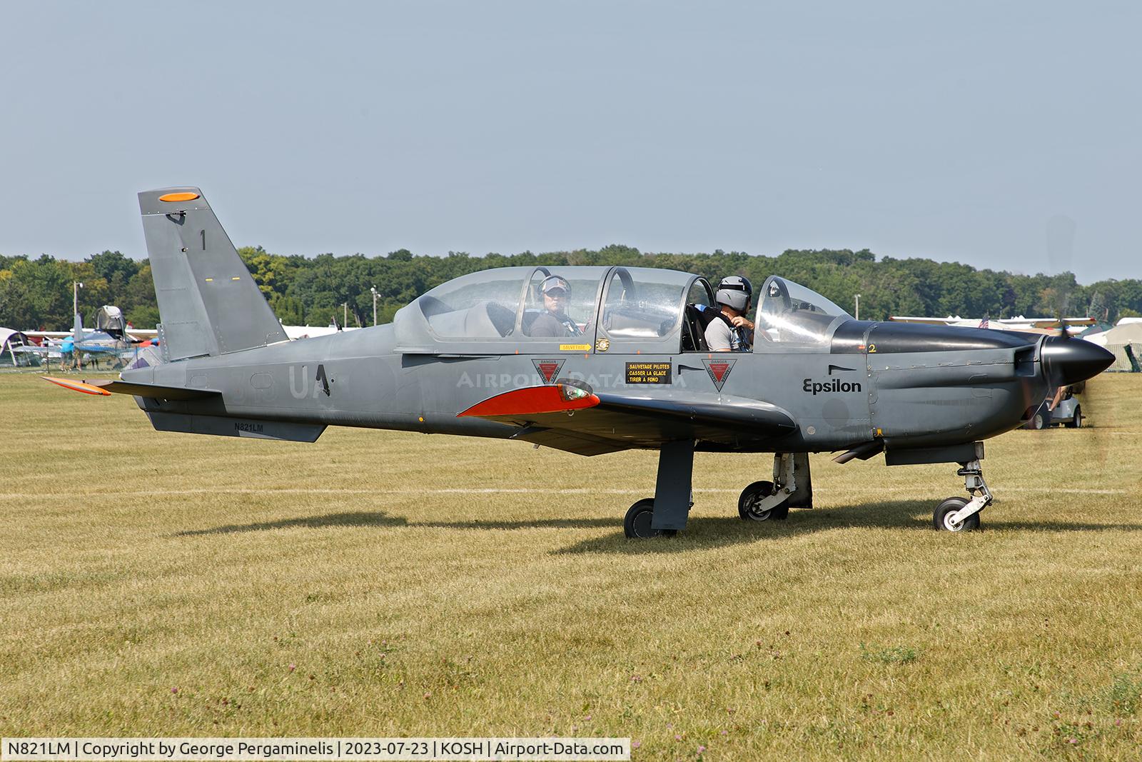 N821LM, Socata TB-30 Epsilon C/N 1, Oshkosh 2023.