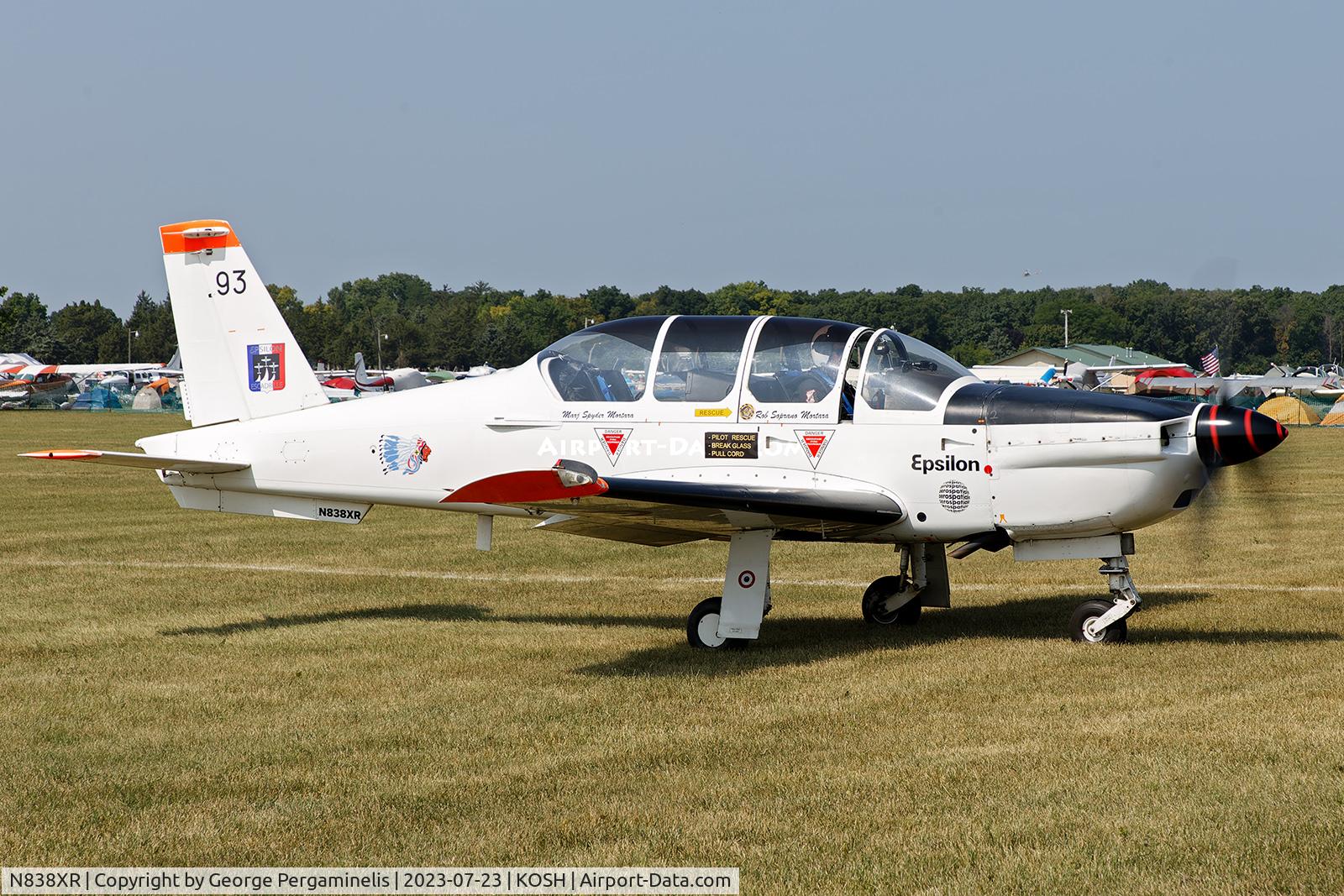 N838XR, Socata TB-30 Epsilon C/N 93, Oshkosh 2023.