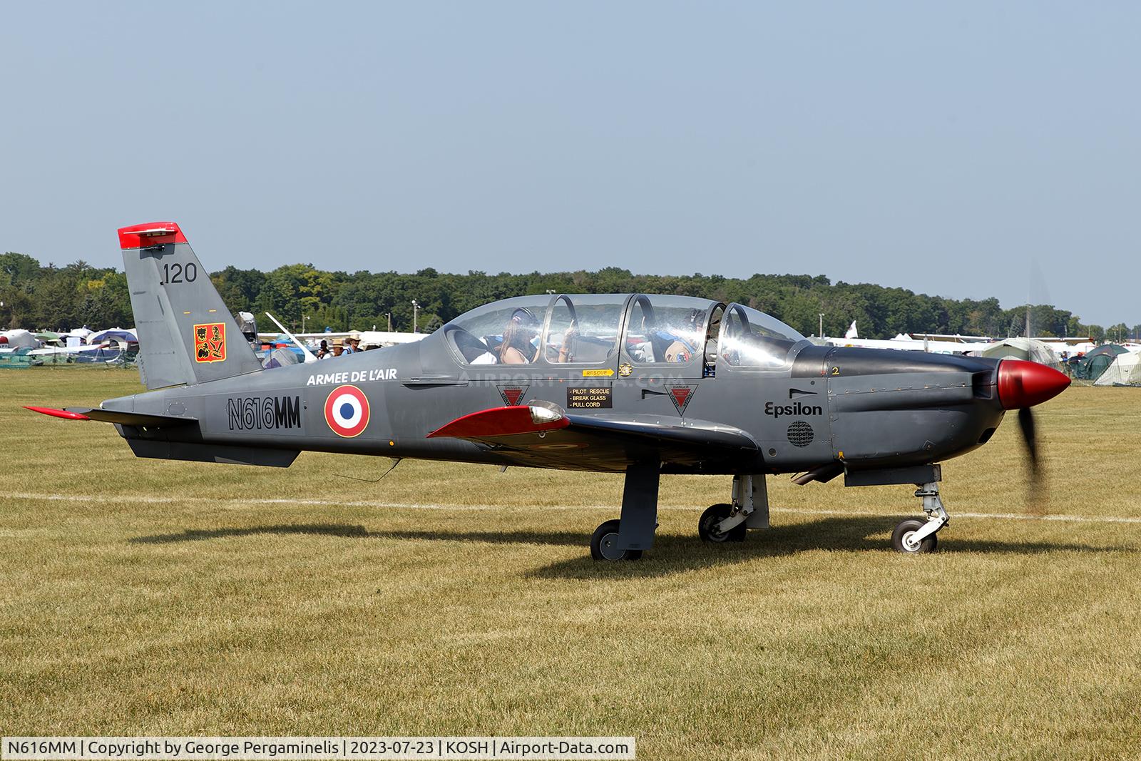 N616MM, 1988 Socata TB-30 Epsilon C/N 120, Oshkosh 2023.