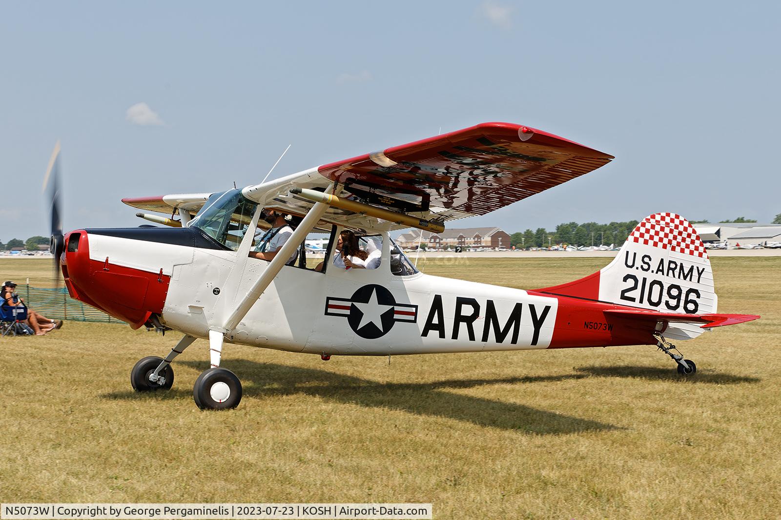 N5073W, 1950 Cessna O-1A Bird Dog C/N 21096, Oshkosh 2023.