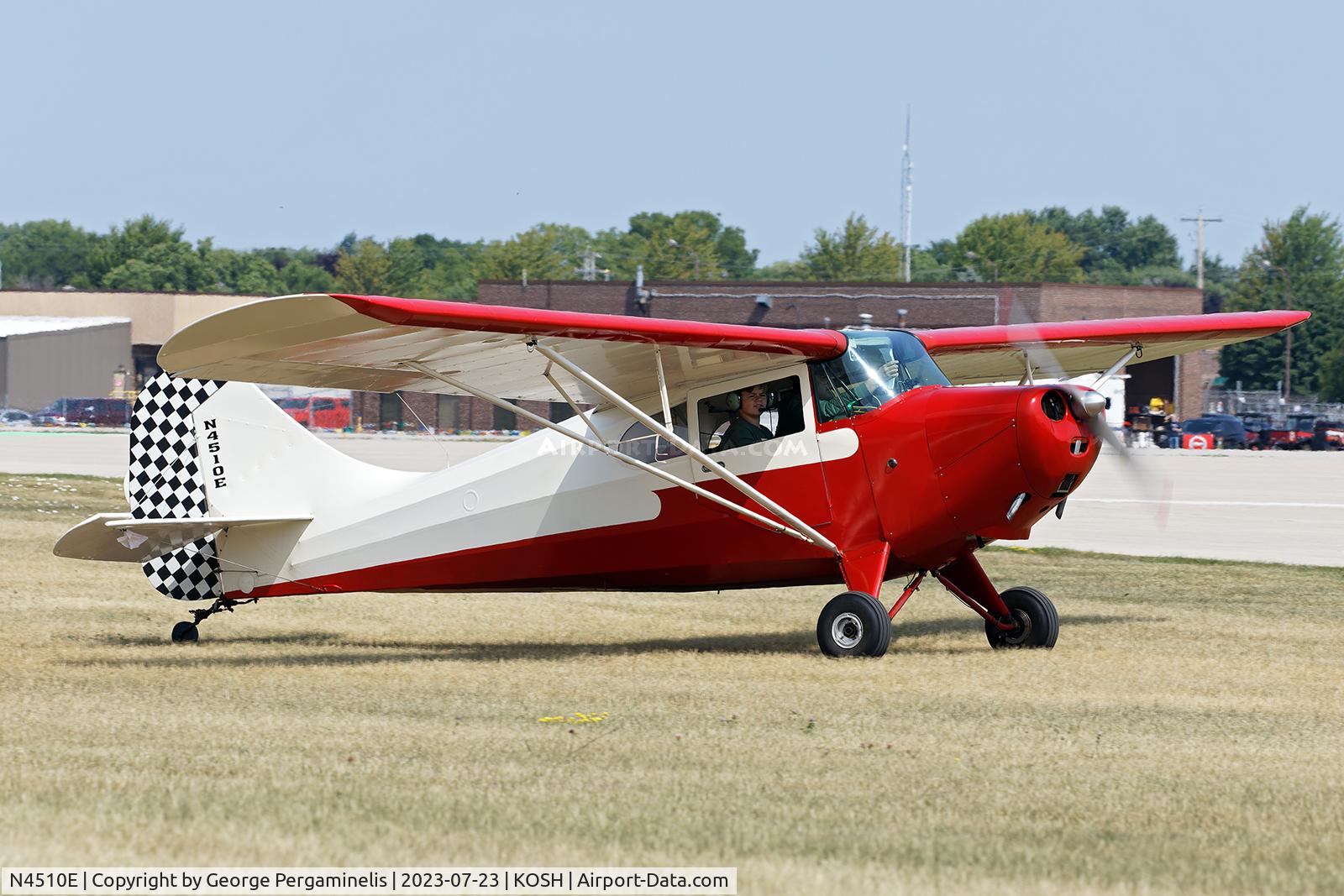 N4510E, 1948 Aeronca 11CC Super Chief C/N 11CC-235, Oshkosh 2023.