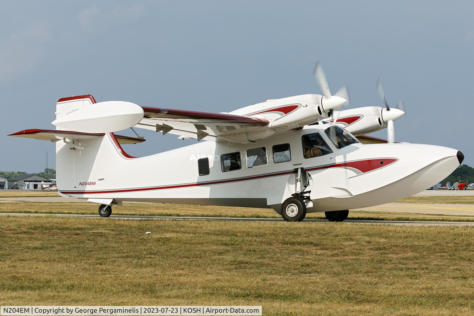 N204EM, 2006 Ellison-Mahon Gweduck C/N 001, Oshkosh 2023.