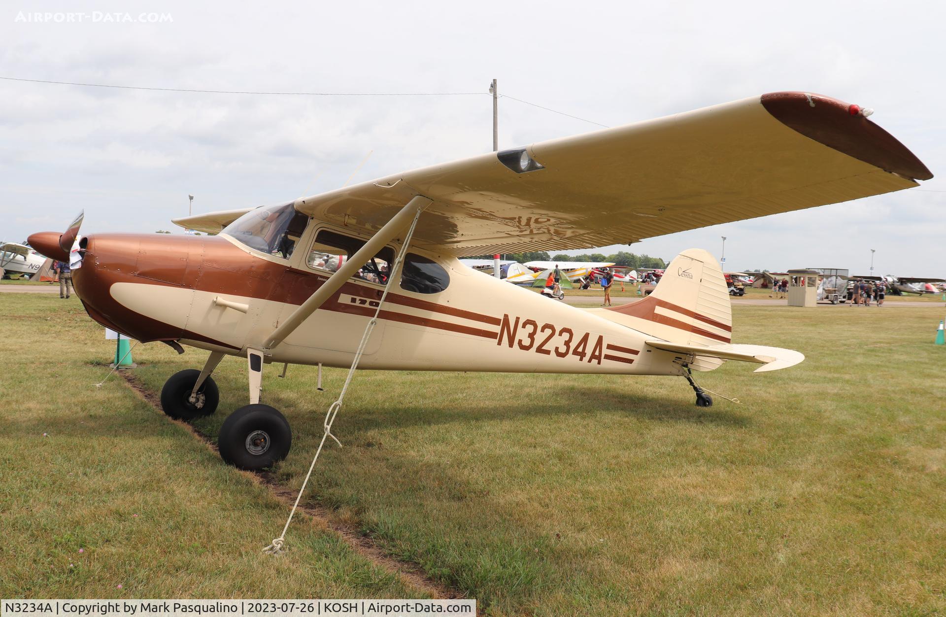 N3234A, 1953 Cessna 170B C/N 25878, Cessna 170B