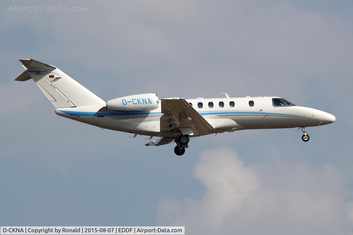 D-CKNA, 2012 Cessna 525C CitationJet CJ4 C/N 525C-0108, at fra