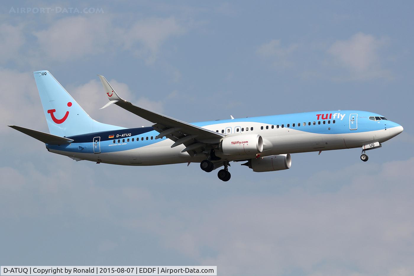 D-ATUQ, 2015 Boeing 737-8K5 C/N 41663, at fra