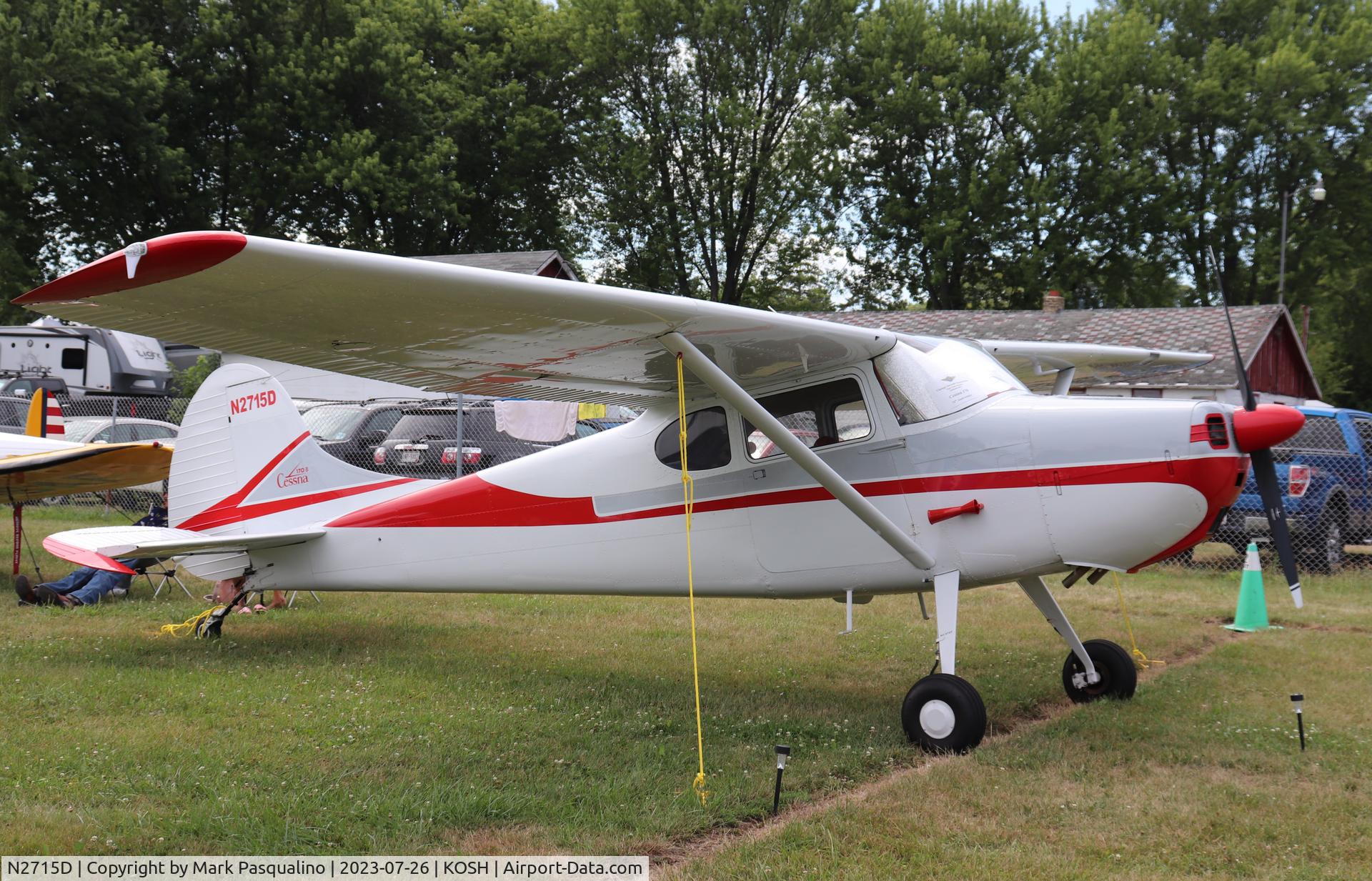 N2715D, 1952 Cessna 170B C/N 25257, Cessna 170B