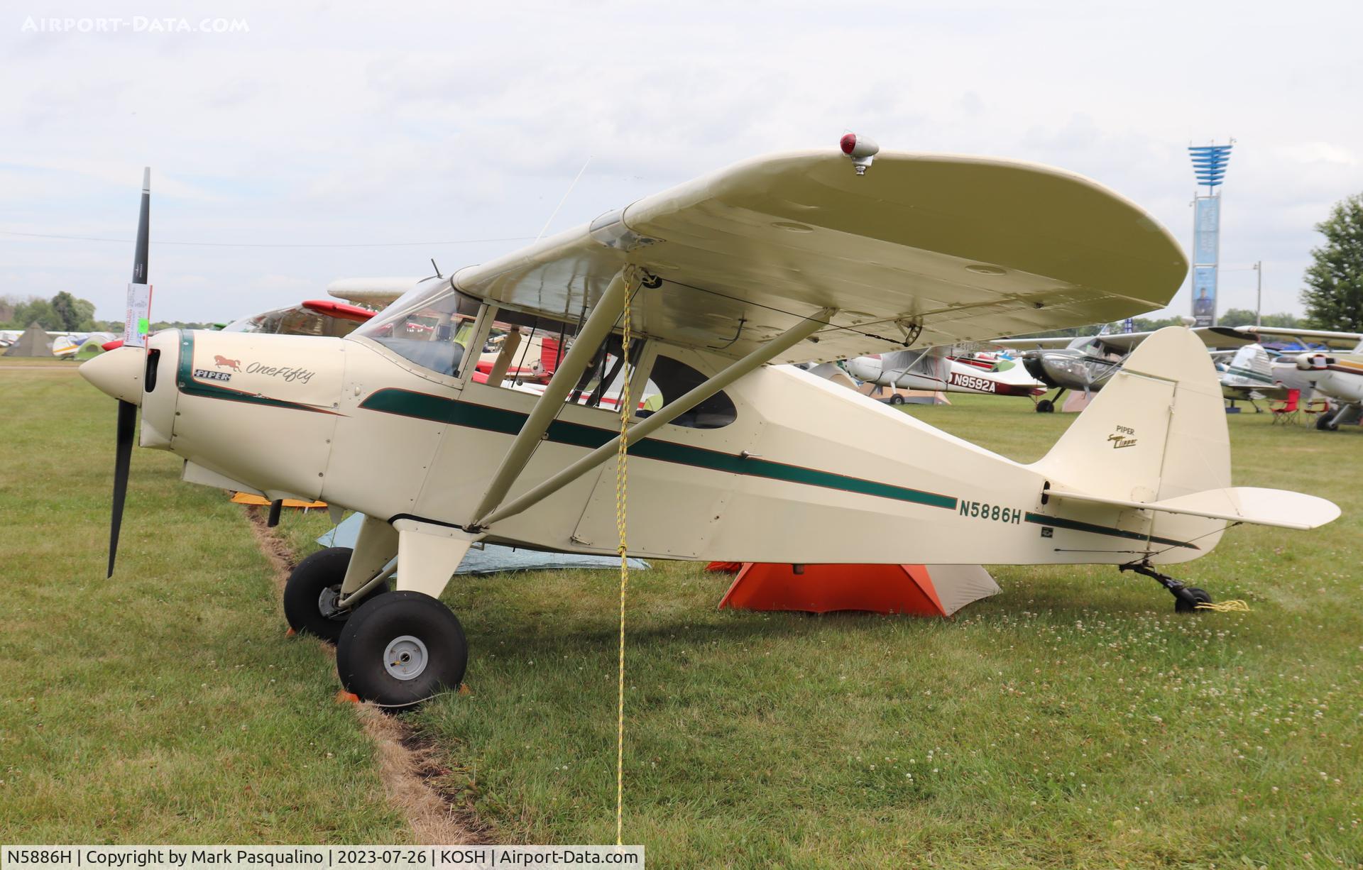 N5886H, 1949 Piper PA-16 Clipper C/N 16-503, Piper PA-16