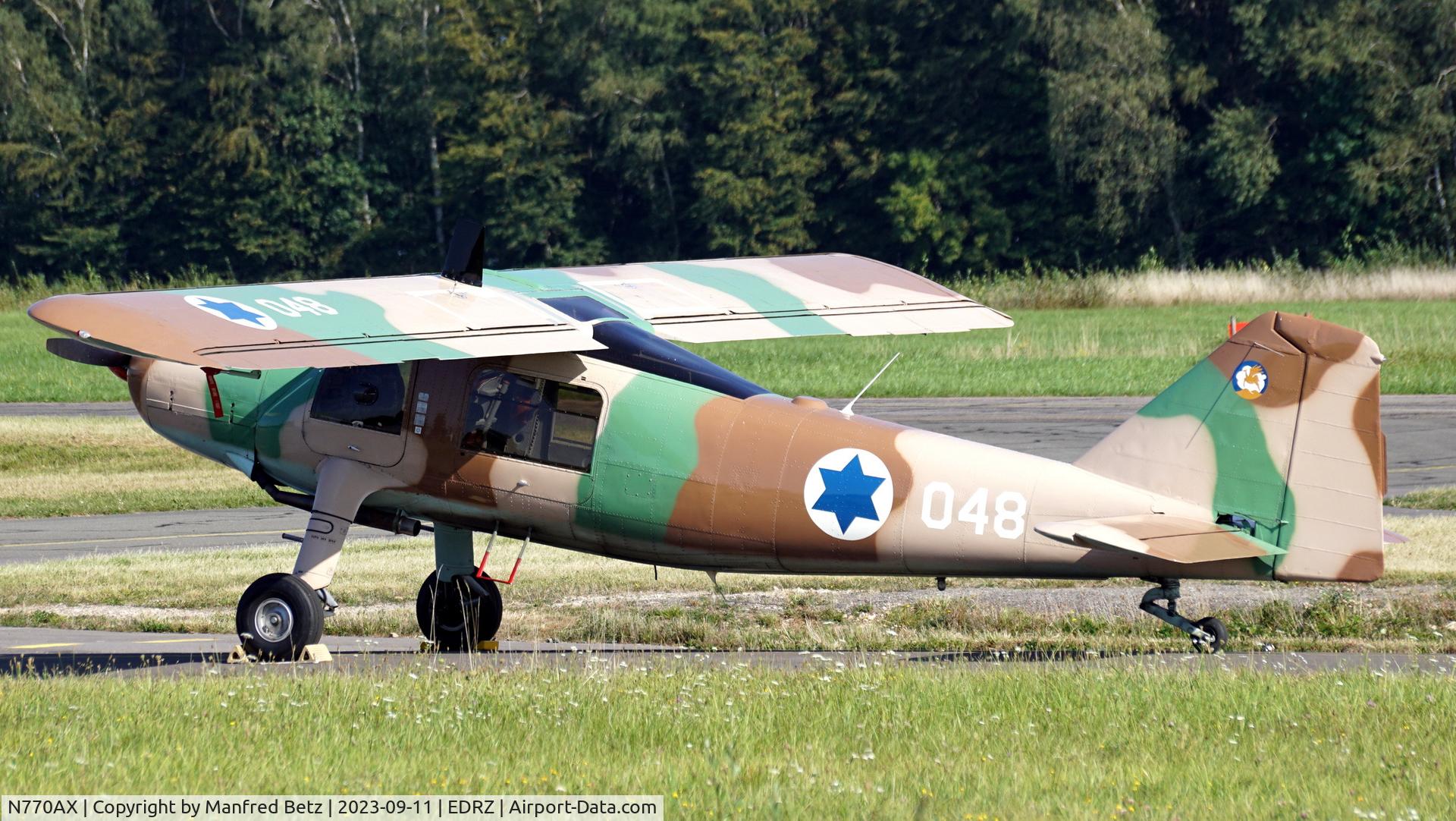 N770AX, 1961 Dornier Do-27B-5 C/N 397, New to the place.