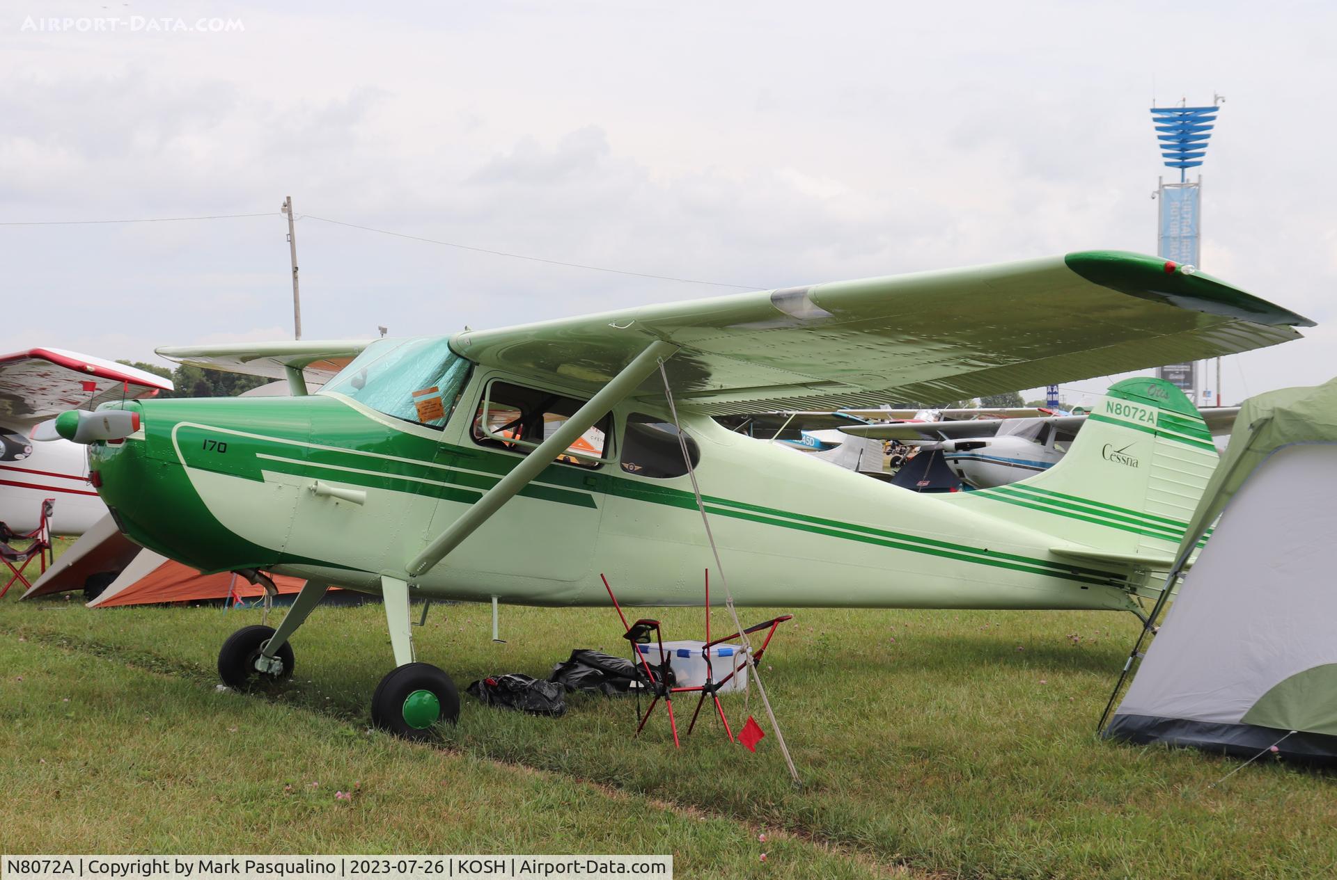 N8072A, 1952 Cessna 170B C/N 20924, Cessna 170B