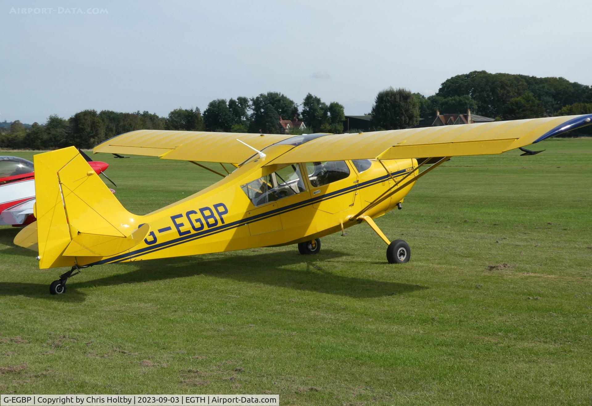 G-EGBP, 2008 Champion 7ECA Explorer Citabria C/N 1401-2008, Champion Explorer visiting the 2023 Vintage Airshow at Old Warden