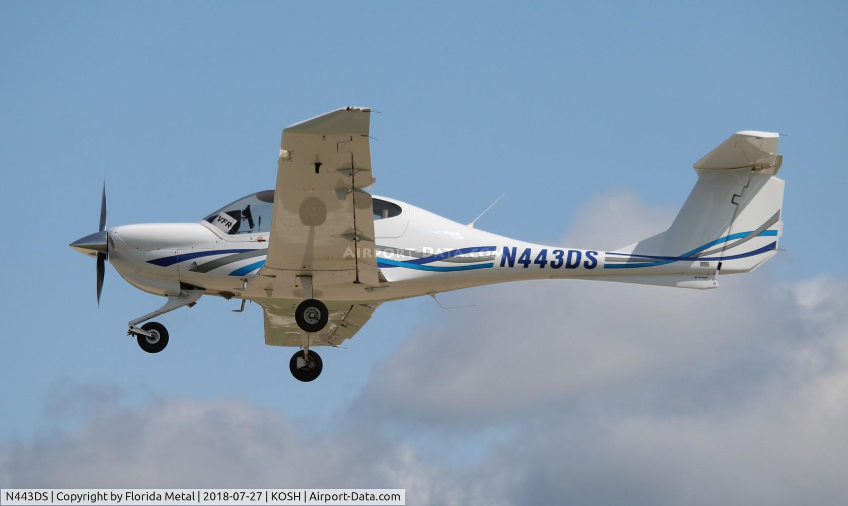 Aircraft N443DS (Diamond DA-40 Diamond Star C/N 40.1046