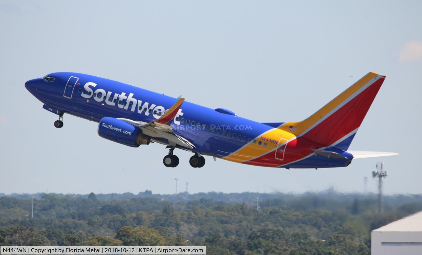 N444WN, 2003 Boeing 737-7H4 C/N 29839, SWA 737 nc zx TPA-RDU