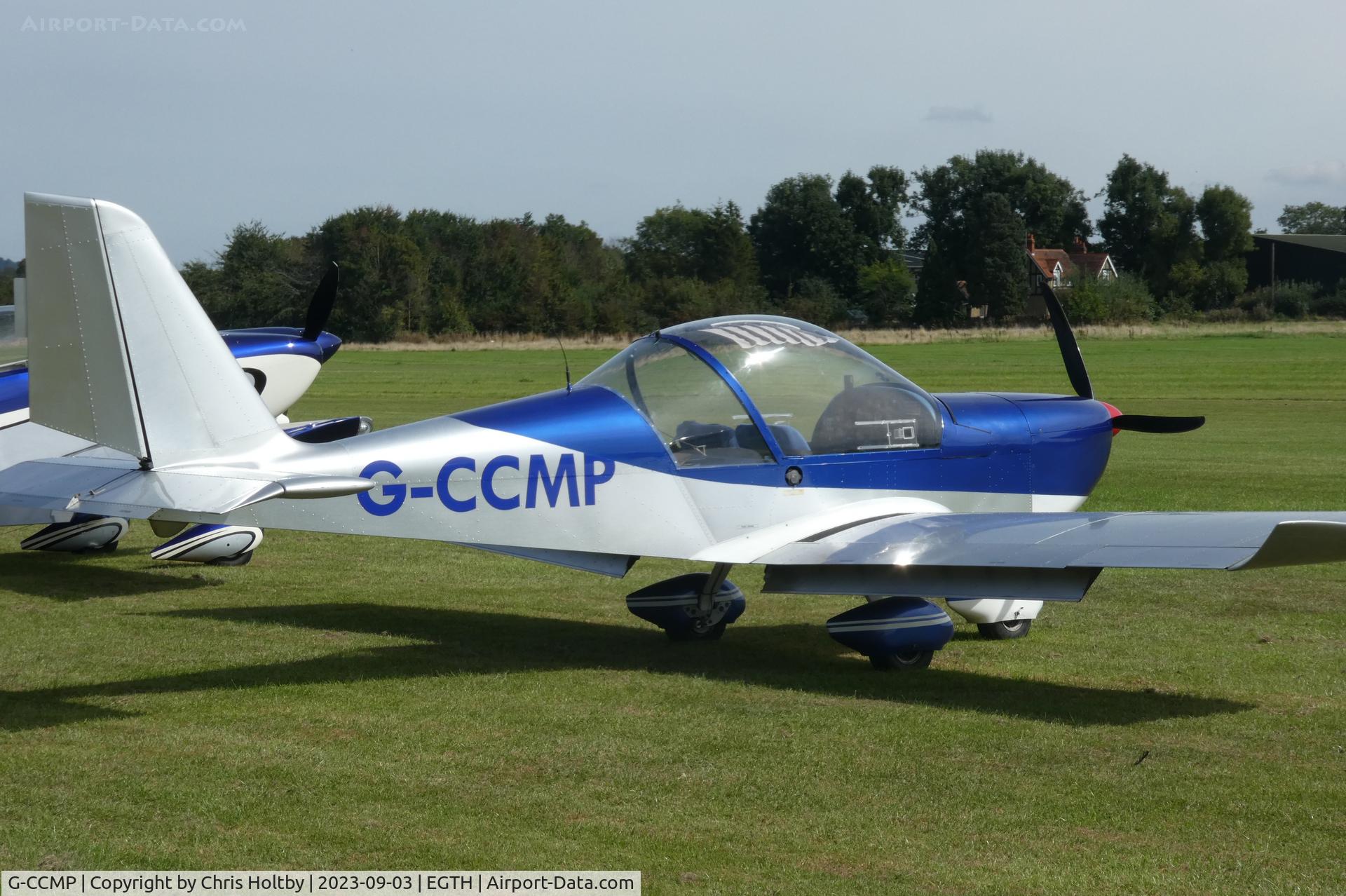 G-CCMP, 2003 Aerotechnik EV-97A Eurostar C/N PFA 315-14127, Aerotechnik Eurostar visiting Old Warden for the Vintage Airshow 2023