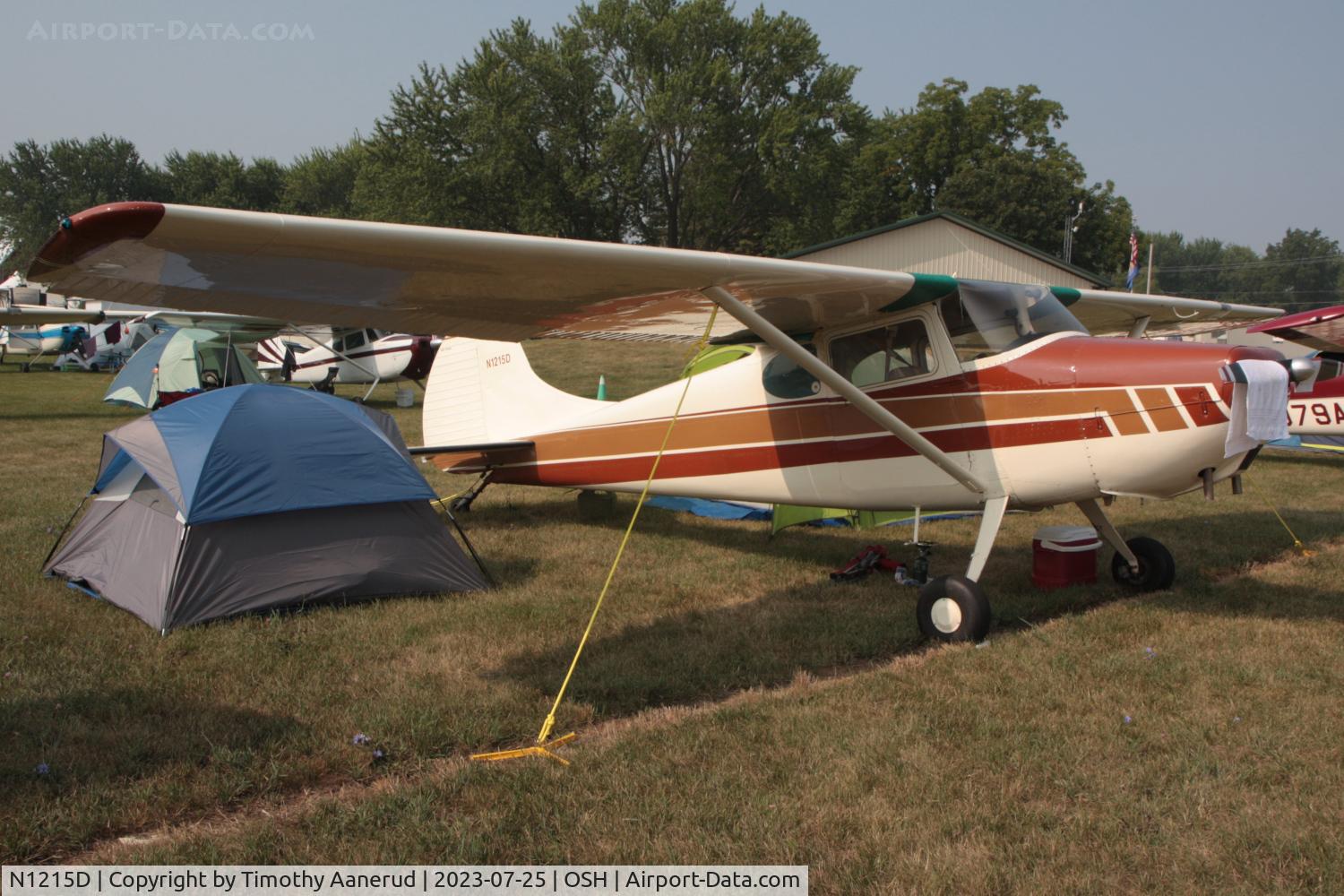 N1215D, 1950 Cessna 170A C/N 19769, 1950 Cessna 170A, c/n: 19769. AirVenture 2023