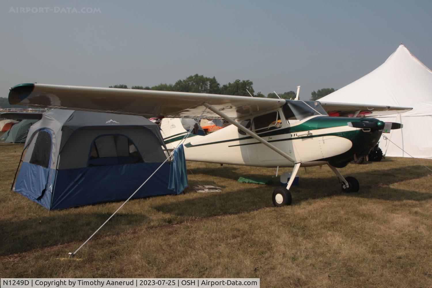N1249D, 1951 Cessna 170A C/N 20121, 1951 Cessna 170A, c/n: 20121. AirVenture 2023