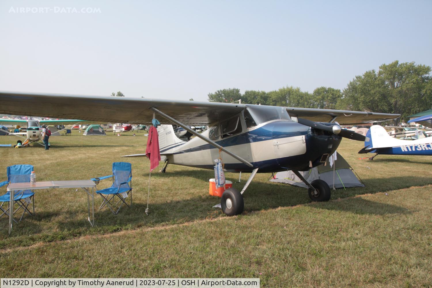 N1292D, 1951 Cessna 170A C/N 19868, 1951 Cessna 170A, c/n: 19868. AirVenture 2023